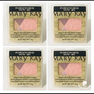 Lot of 4 Mary Kay Splendid eye & cheek powder